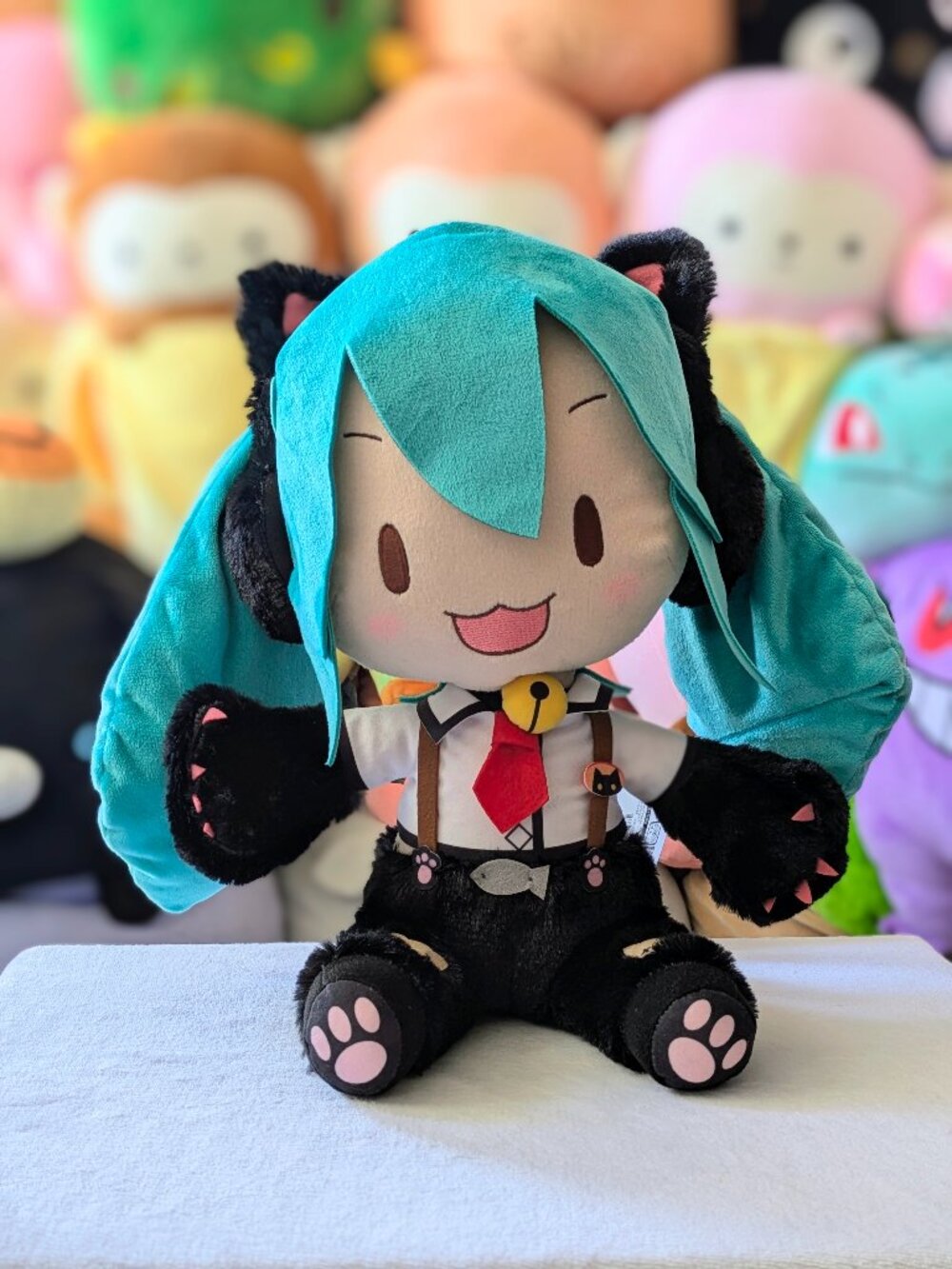 SEGA Project Diva Arcade 13" Hatsune Miku Cat Costume Plush